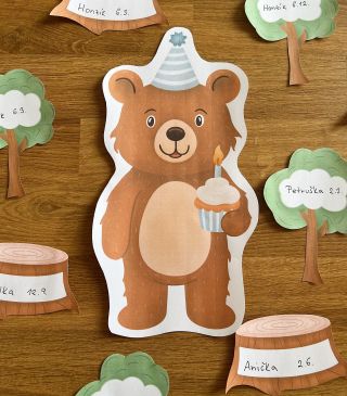 Nezapomněla jsem ani na medvědí třídy! 🐻 🎂 Narozeninovník pro brumly je tu! Jména a data narození můžete dopisovat do...